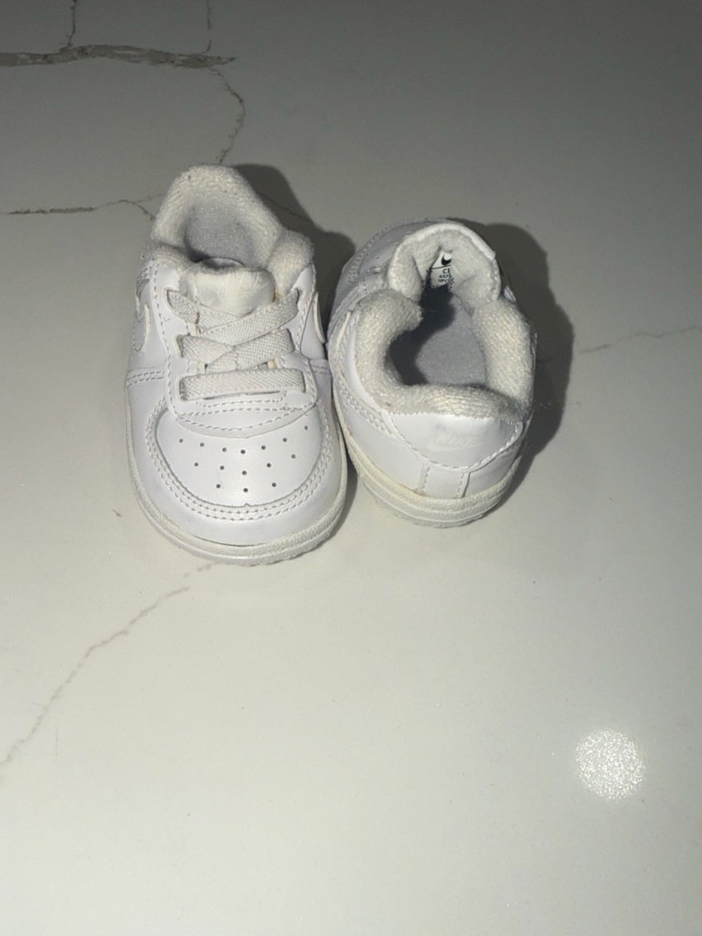 Nike All-White Baby Walker Sneakers